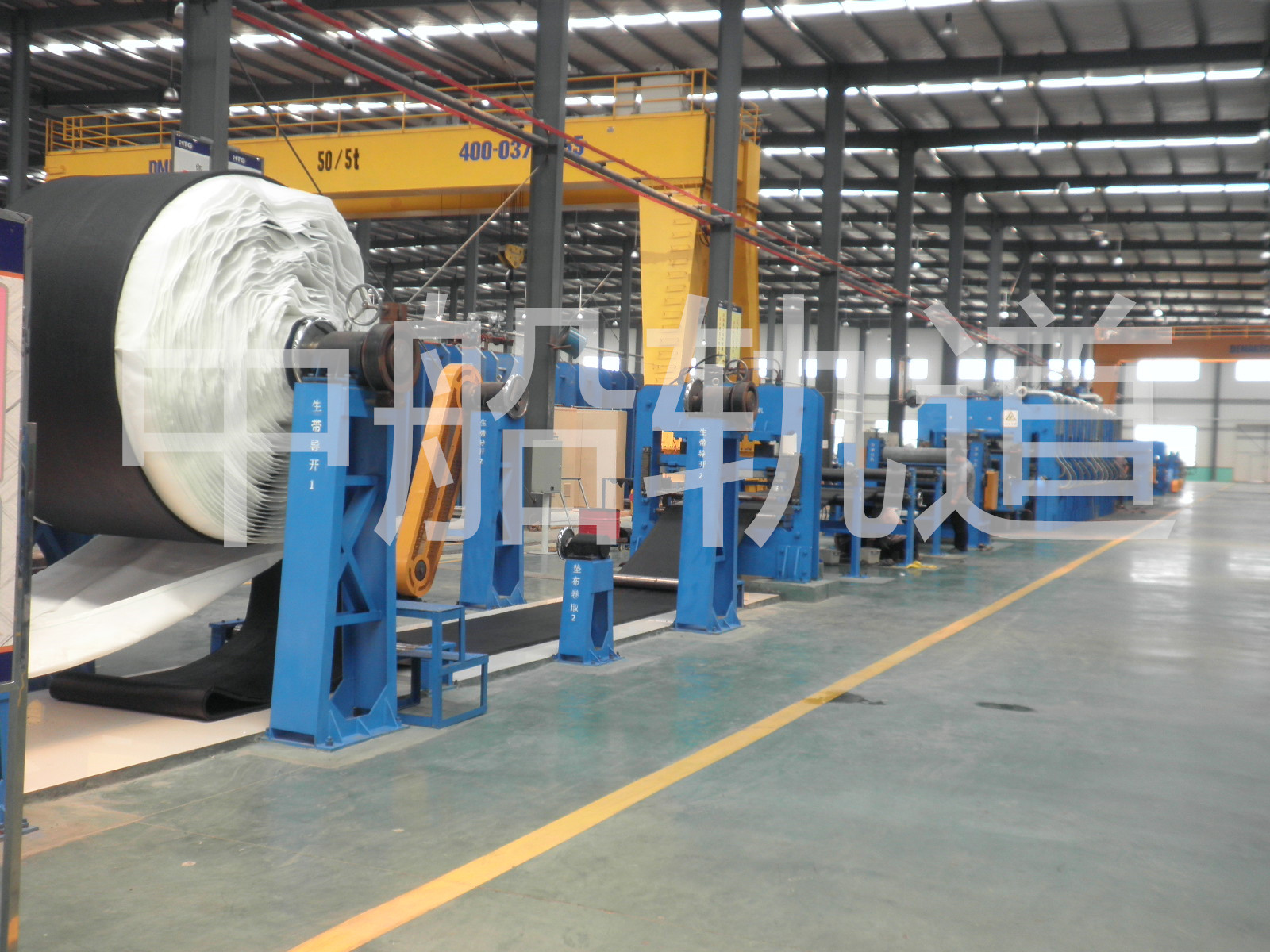 织物芯橡胶输送带硫化生产线Textile core rubber conveyor belt vulcanization production line_副本.jpg